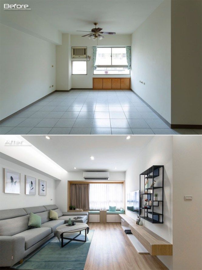 Complete woonkamer transformatie
