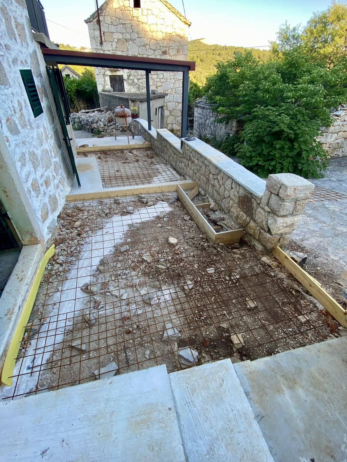 Terras aanleg