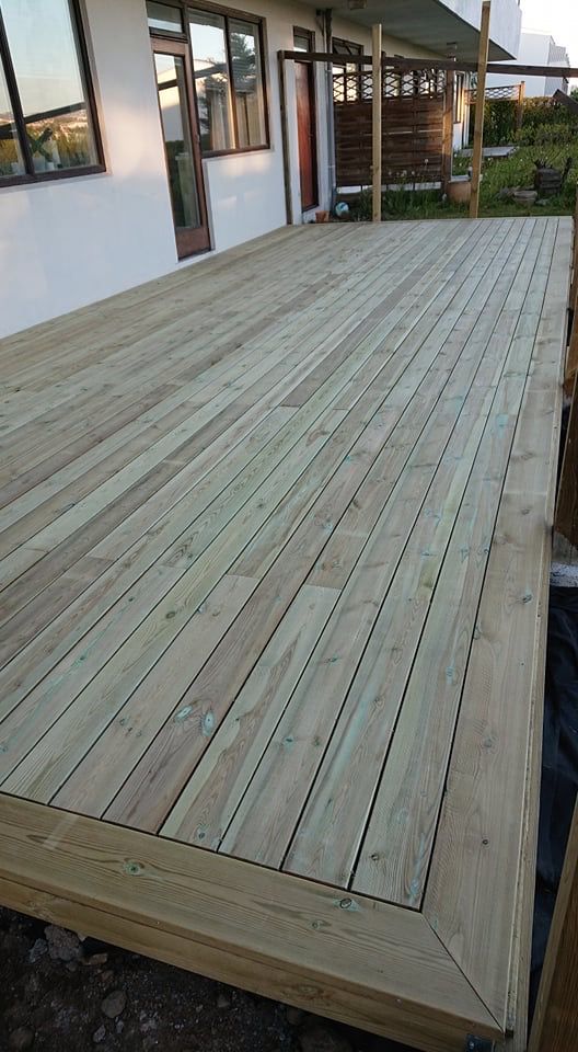 Detail van terras afwerking